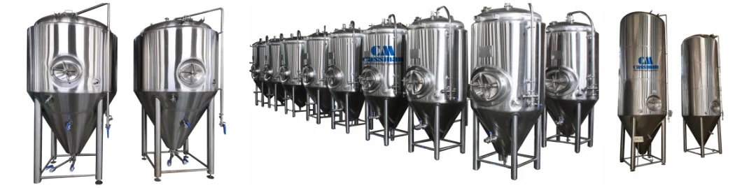 500L 1000L 2000L Stainless Steel Fermentation Beer Brewery Equipment