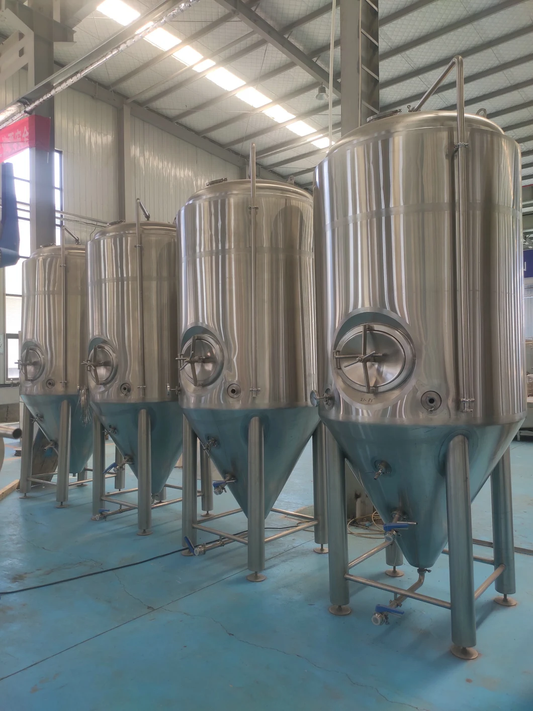 High Quality 3000L-5000L Double Jacket Fermentation Tank Large Beer Fermenting Equipment